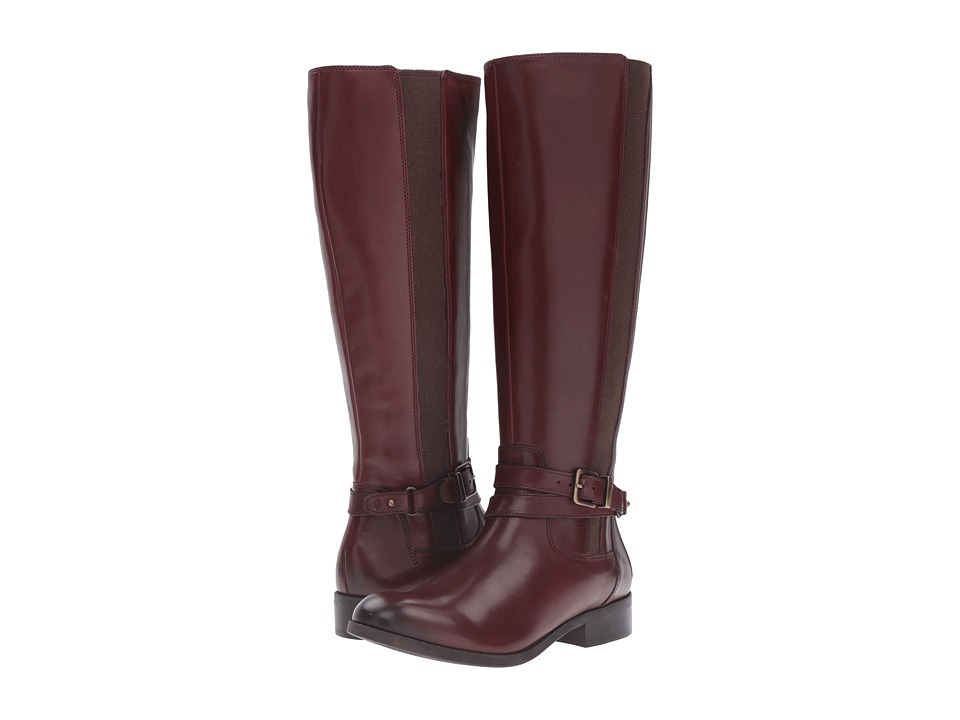 Clarks Pita Vienna (Mahogany Leather) Women