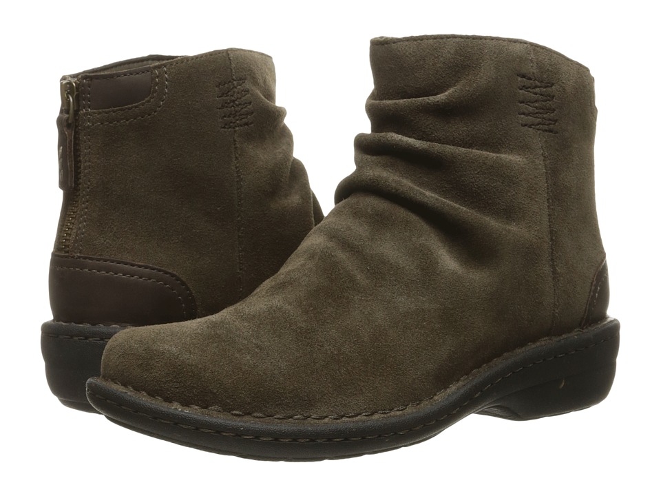 Clarks Avington Swan (Khaki Combo Suede) Women