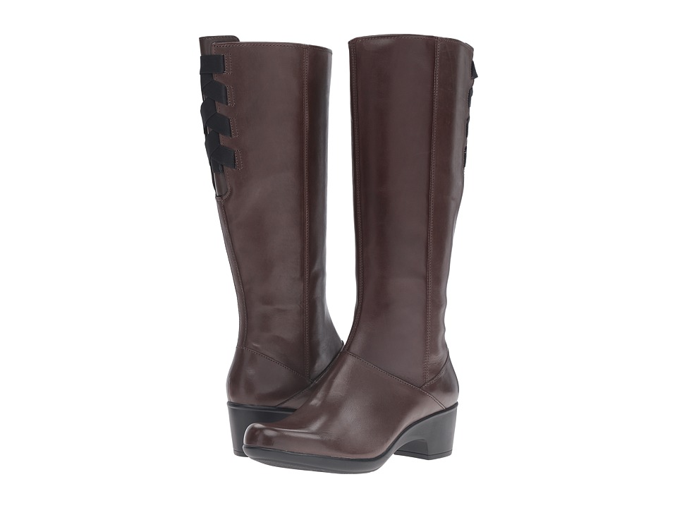 Clarks Malia Skylar (Dark Brown Leather) Women