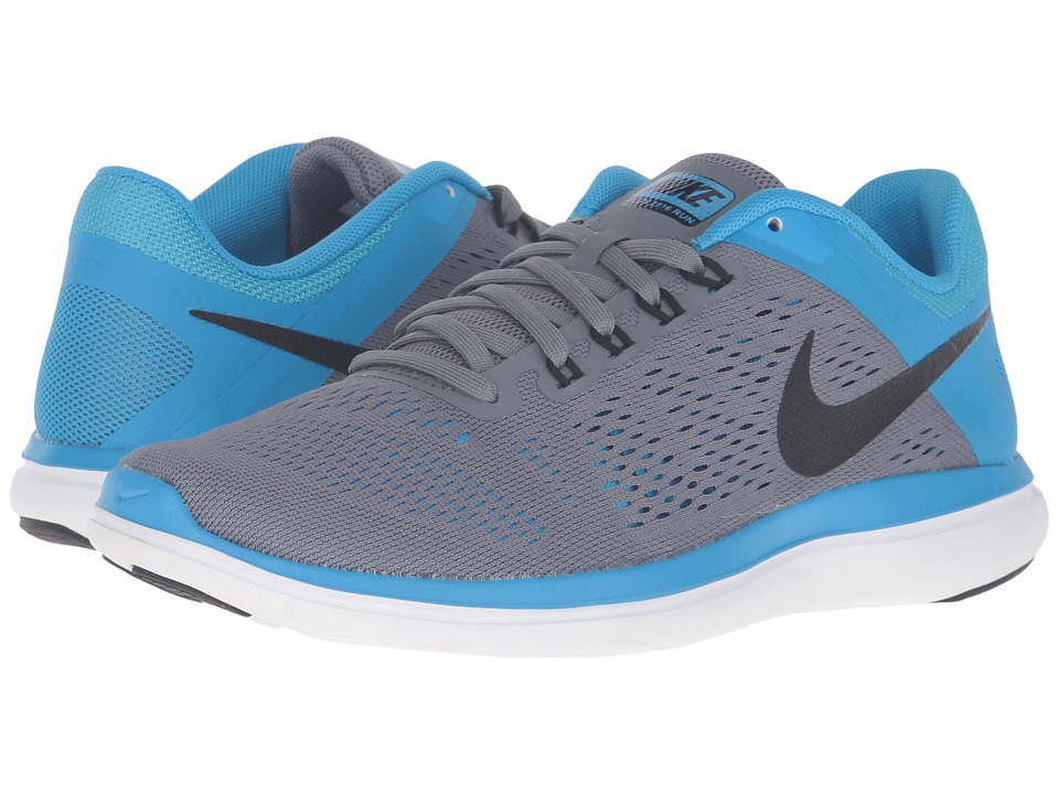 UPC 091208591858 - Nike - Flex 2016 RN (Cool Grey/Black/Blue Glow/White ...