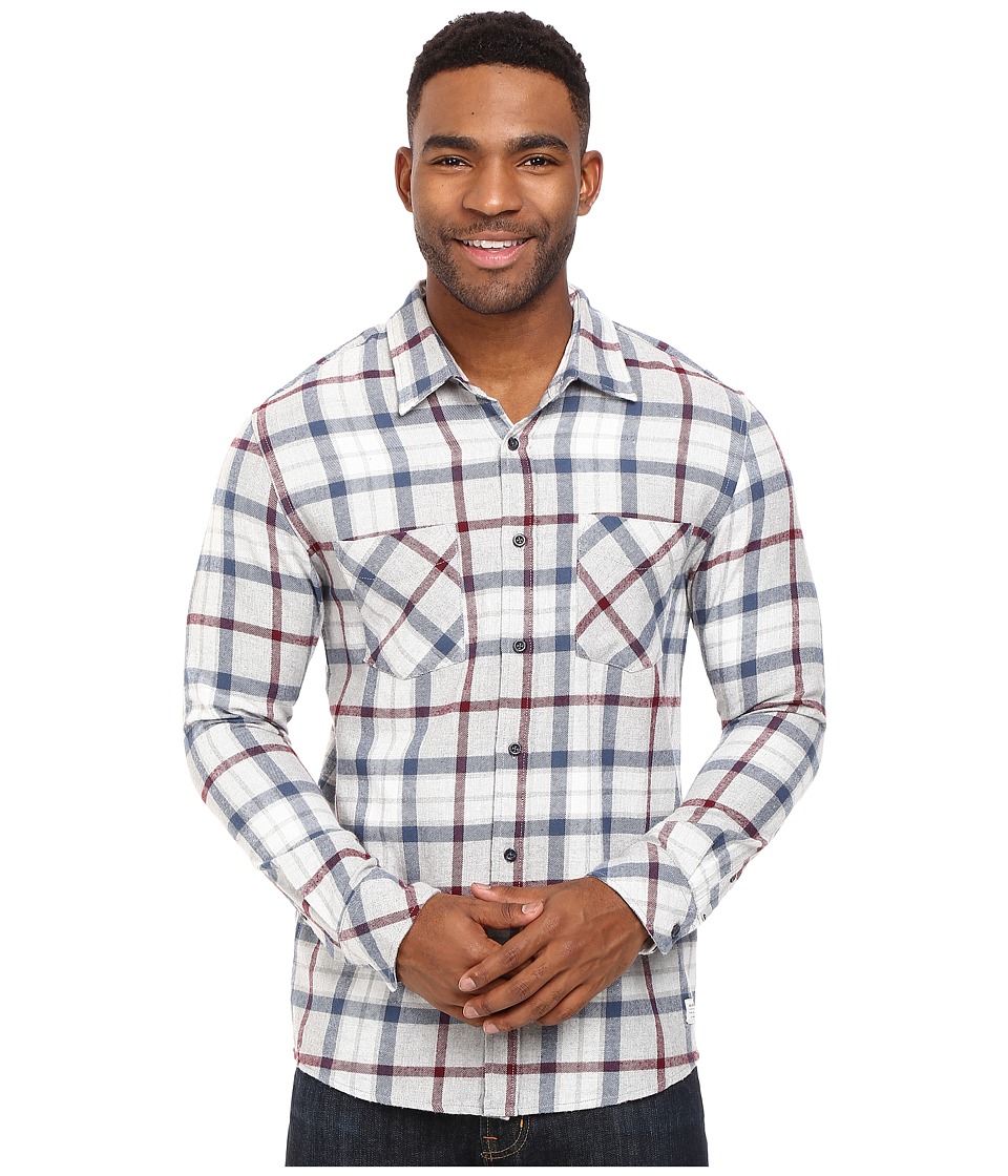 Quiksilver - Fitzthrower Flannel (Light Grey Heather) Men