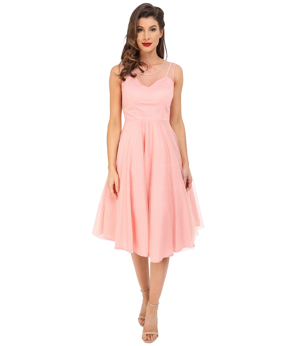 Unique Vintage High Society Mesh Overlay Cocktail Dress Unique Vintage High Society Mesh Overlay Cocktail Dress