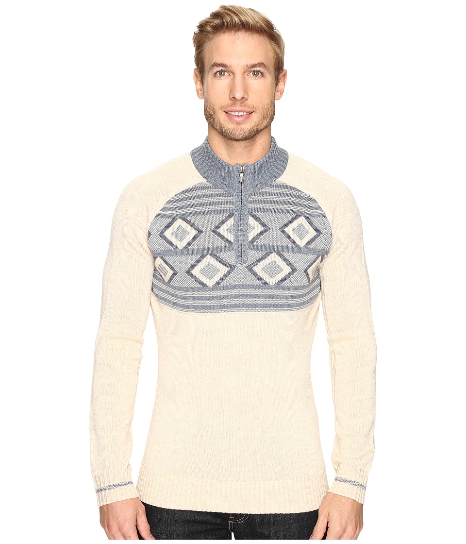 Ecoths Zane Sweater (Heathered Oatmeal) Men