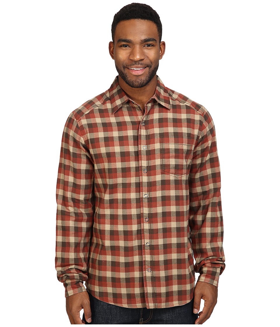 Ecoths Killian Long Sleeve Shirt (Henna) Men