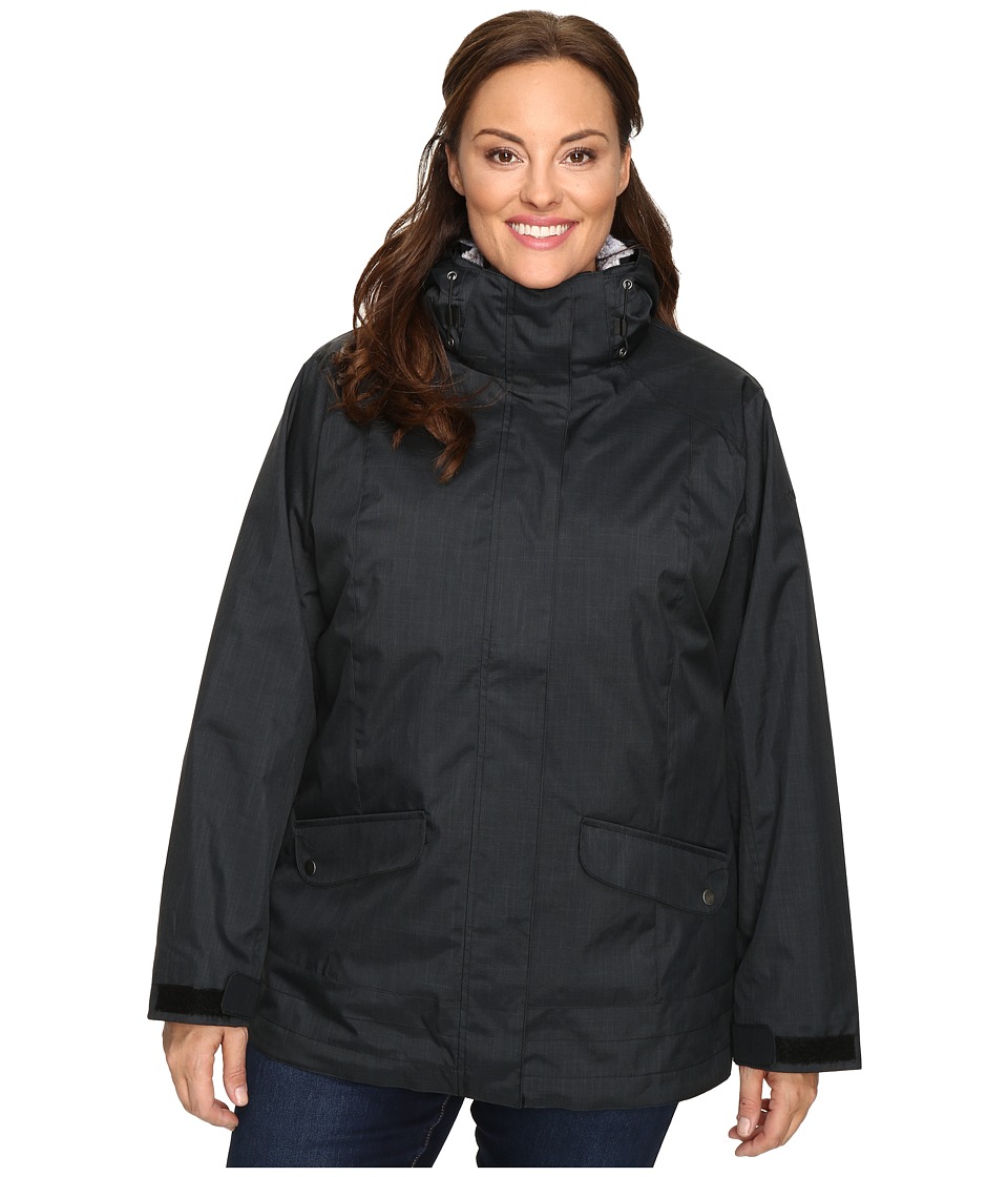 Columbia Plus Size Sleet to Street Interchange Jacket (Black) Women