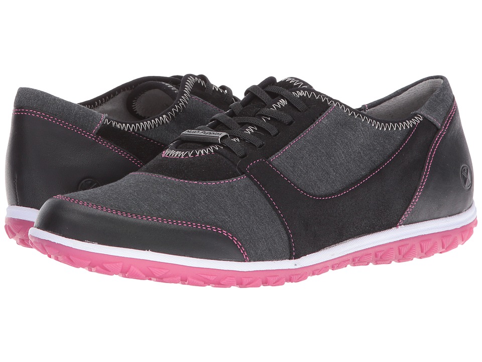 Hush Puppies Basel Audra Black Leather Womens Shoes Hush Puppies Basel Audra Black Leather Womens Shoes