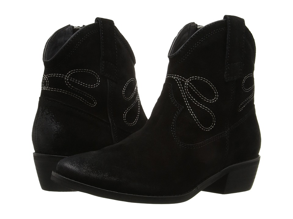 Vaneli Epium (Black Calf Suede/Taupe Embroidery) Women
