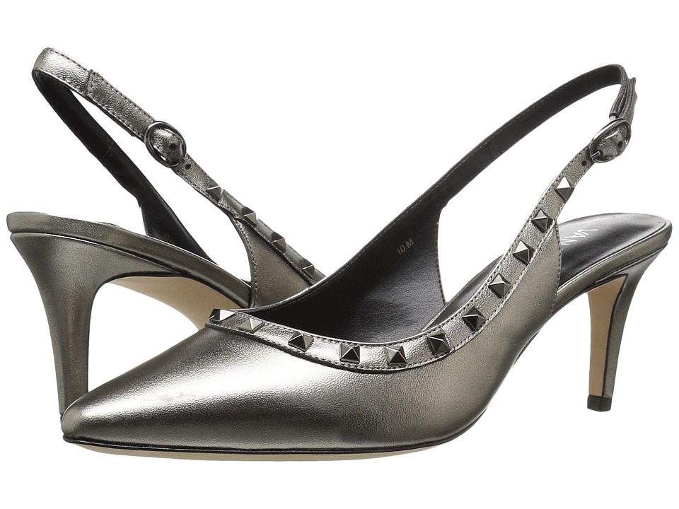 Vaneli Harriet (Pewter Pearl Nappa/Gunmetal Trim) High Heels