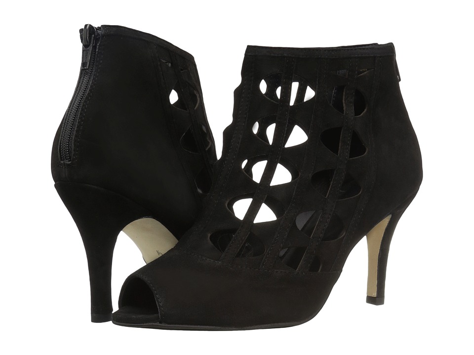 Vaneli Petal (Black Suede) High Heels