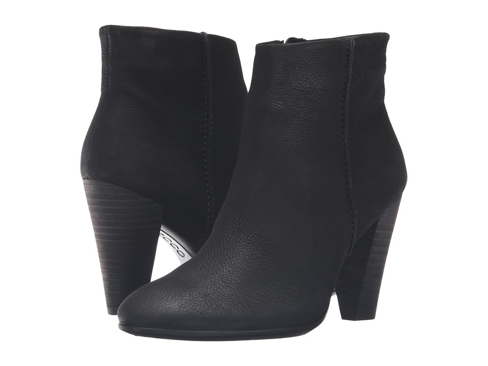 ECCO Shape 75 Bootie (Black Cow Nubuck) Women