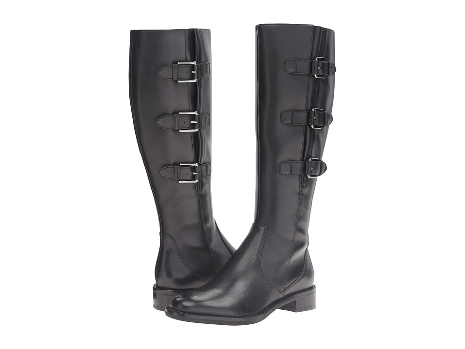ECCO Hobart Buckle 25 MM Boot (Black Cow Leather) Women