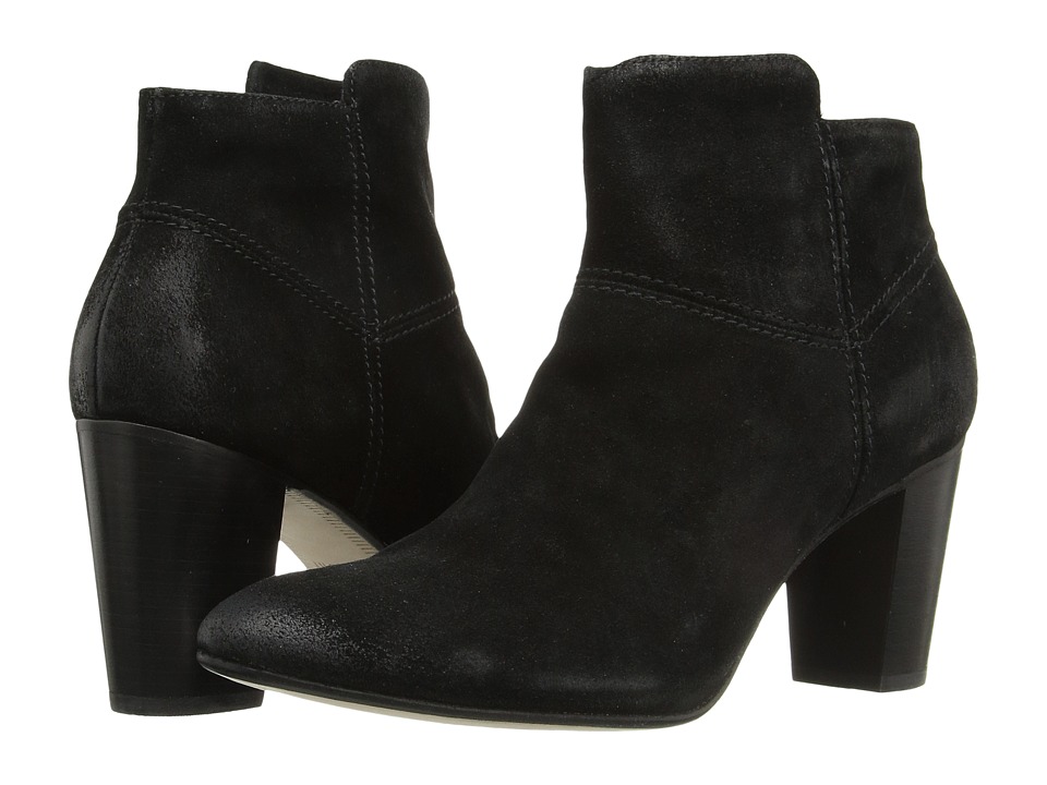 Johnston & Murphy Alex Bootie (Black Italian Suede) Women