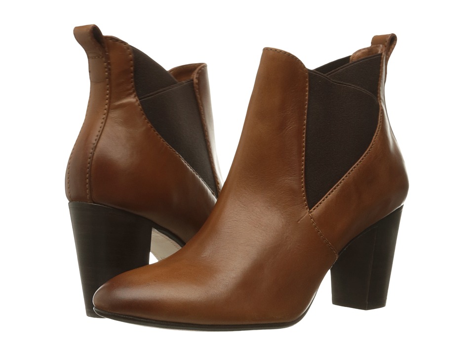 Johnston & Murphy Amber Bootie (Teak Calfskin) Women