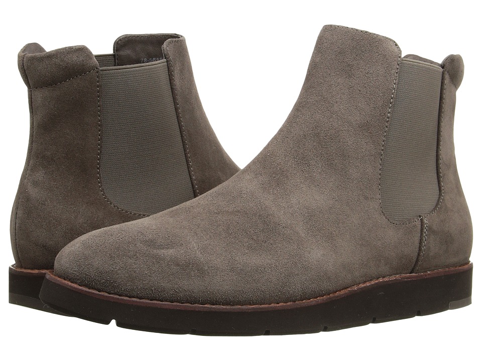 Johnston & Murphy Bree Gore Ankle Boot (Charcoal Italian Waterproof Suede/Charcoal Waterproof Gore) Women