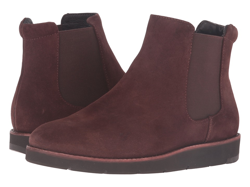 Johnston & Murphy Bree Gore Ankle Boot (Brown Italian Waterproof Suede/Brown Waterproof Gore) Women