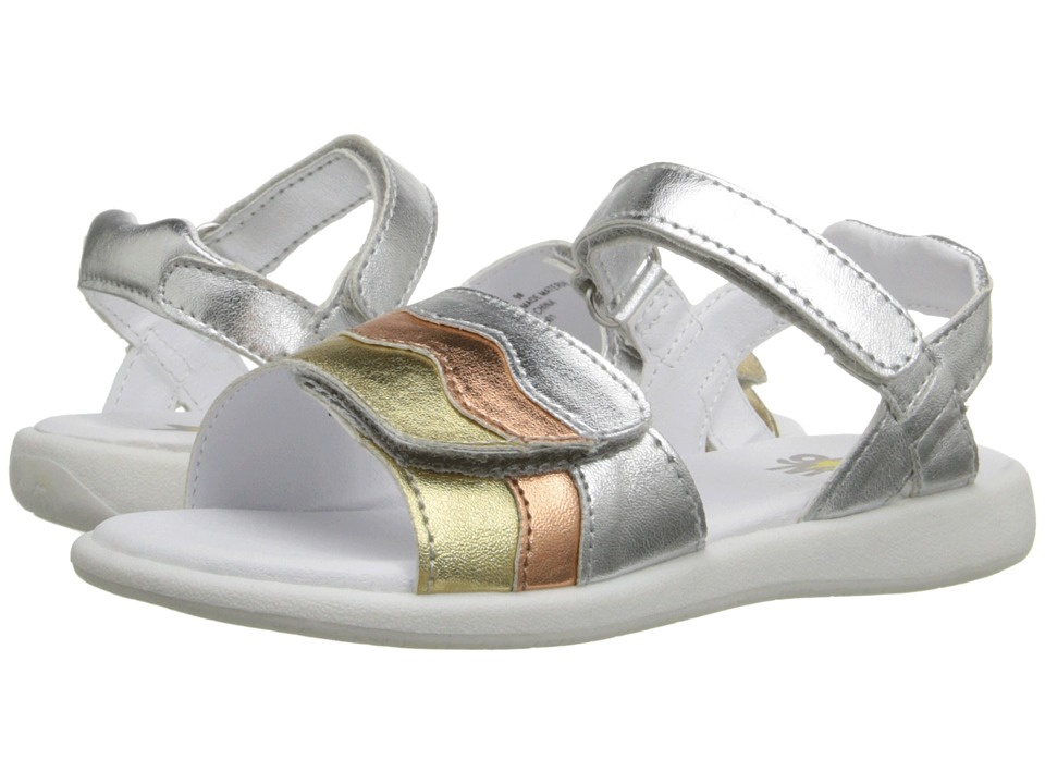 W6YZ Brenda (Toddler/Little Kid) (Metallic Multi) Girls Shoes