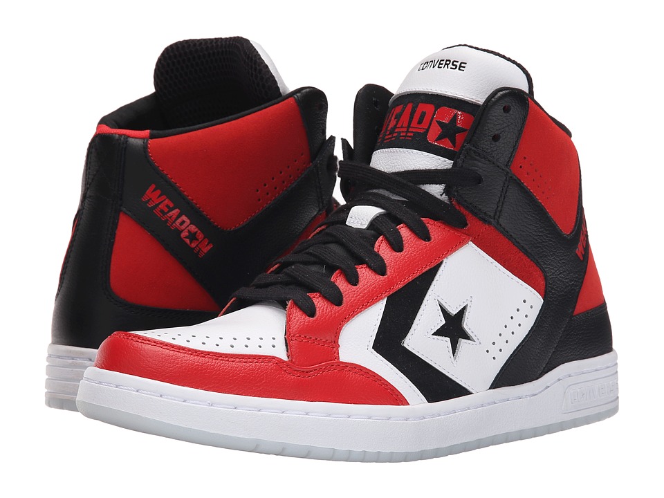 Converse weapon red and black hot sale