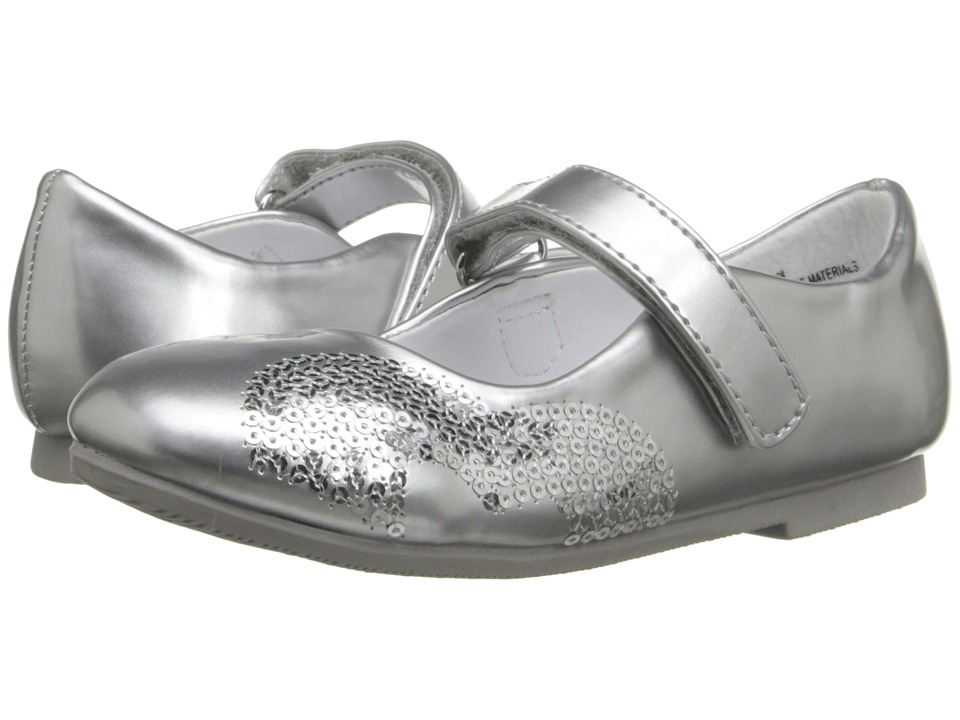 W6YZ Shea (Toddler/Little Kid) (Silver) Girls Shoes