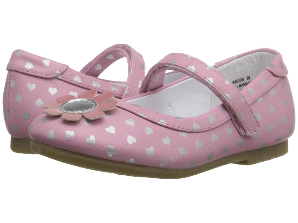 W6YZ Marion (Toddler/Little Kid) (Pink/Silver) Girls Shoes