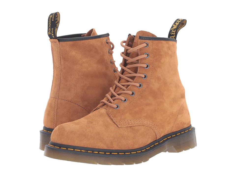 Dr. Martens 1460 (Tan Soft Buck) Lace-up Boots