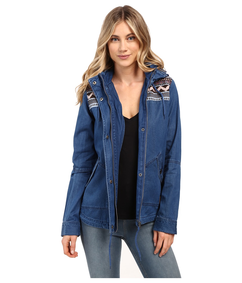 Roxy - Winter Cloud Jacket (Denim Blue Wash) Women