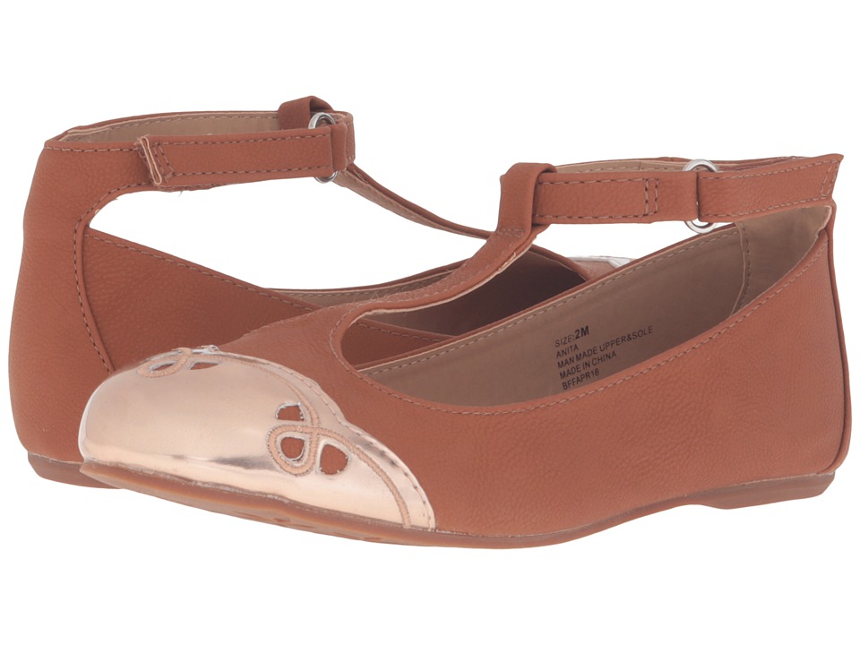 Hanna Andersson Anita (Toddler/Little Kid/Big Kid) (Brown) Girls Shoes