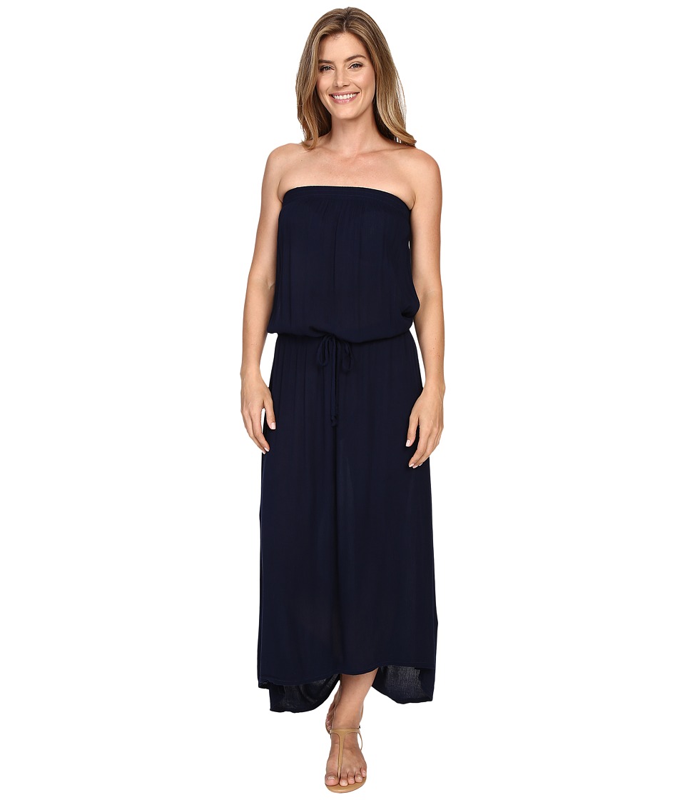 Allen Allen - High-Low Tube Dress (Lapis) Women