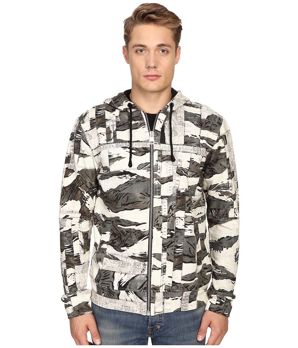 Just Cavalli Camowork Print Hooded Sweater (Nut Variant) Men