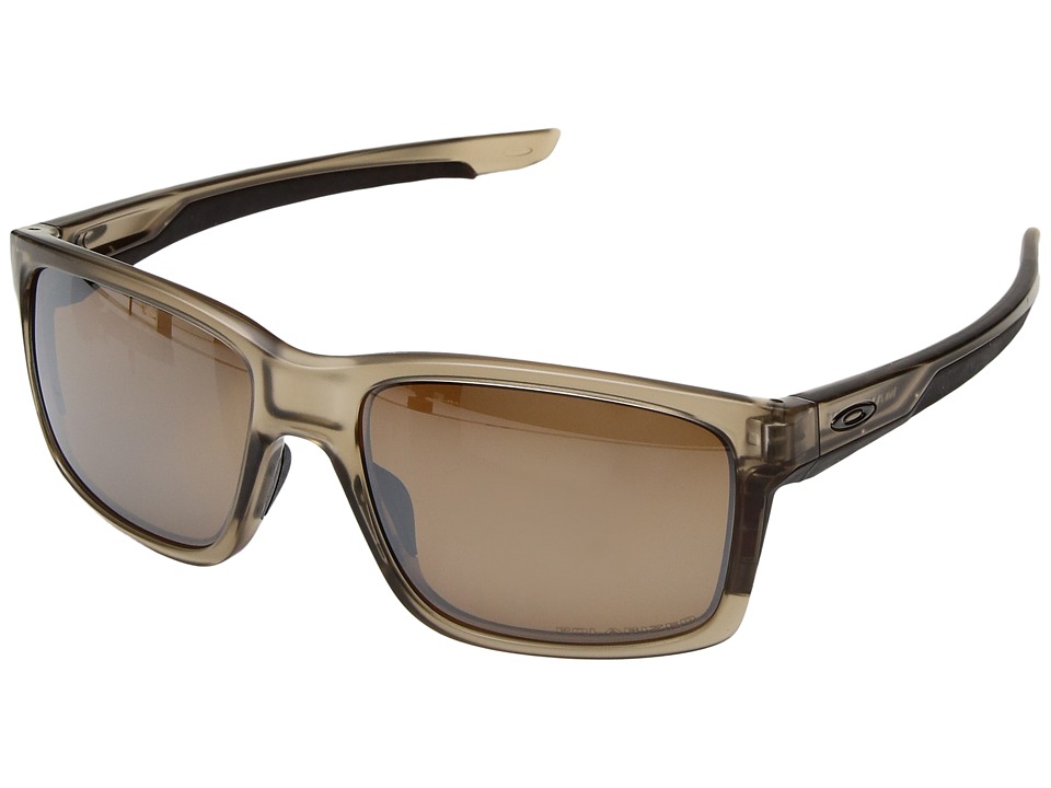 Oakley - Mainlink (Matte Sepia/Tungsten Iridium Polarized) Plastic Frame Fashion Sunglasses
