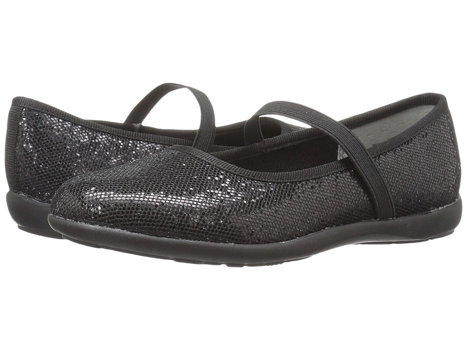 Jumping Jacks Kids Balleto Necklace II (Toddler/Little Kid/Big Kid) (Black Glitter) Girls Shoes