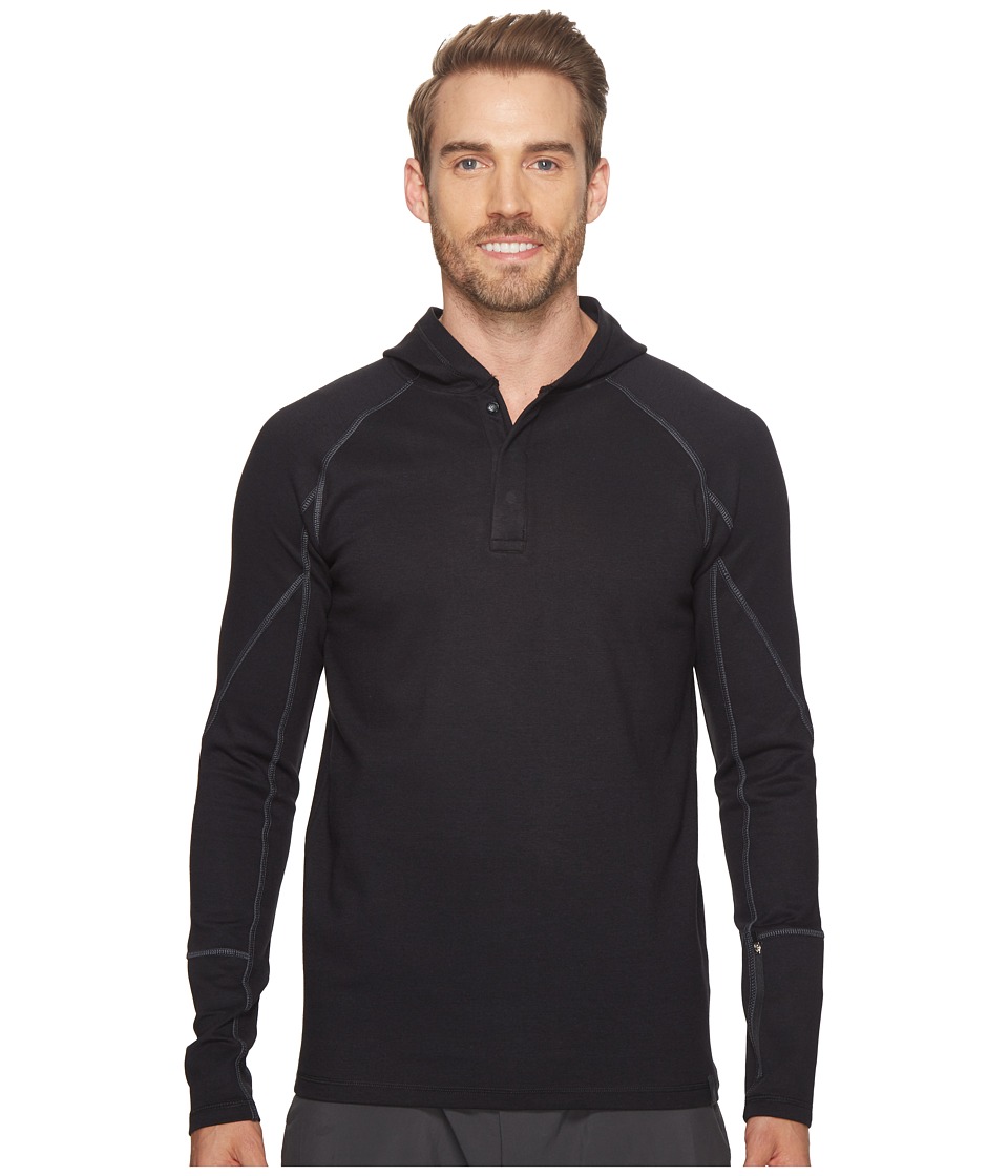 tasc Performance Transit Fleece Hoodie (Black) Men