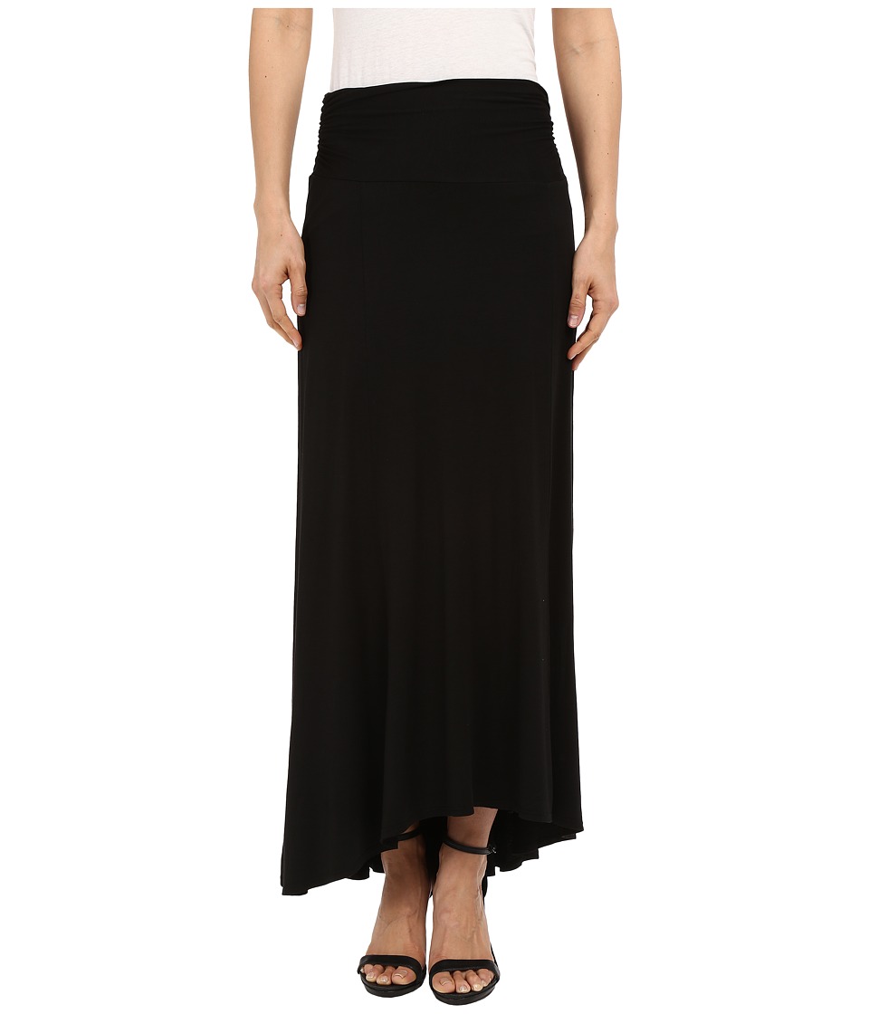 black high low maxi skirt
