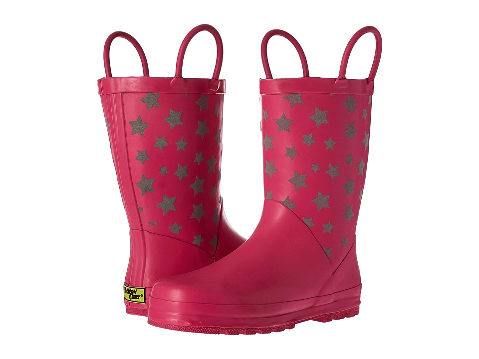Western Chief Kids Twinkle Stars Reflective (Toddler/Little Kid/Big Kid) (Pink) Girls Shoes