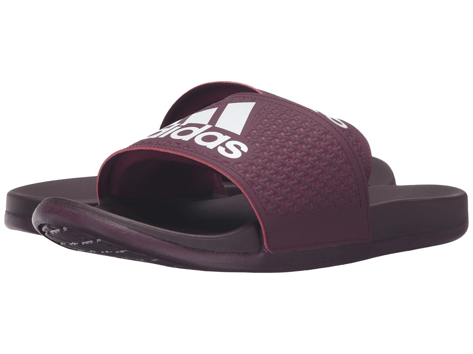 adidas adilette maroon