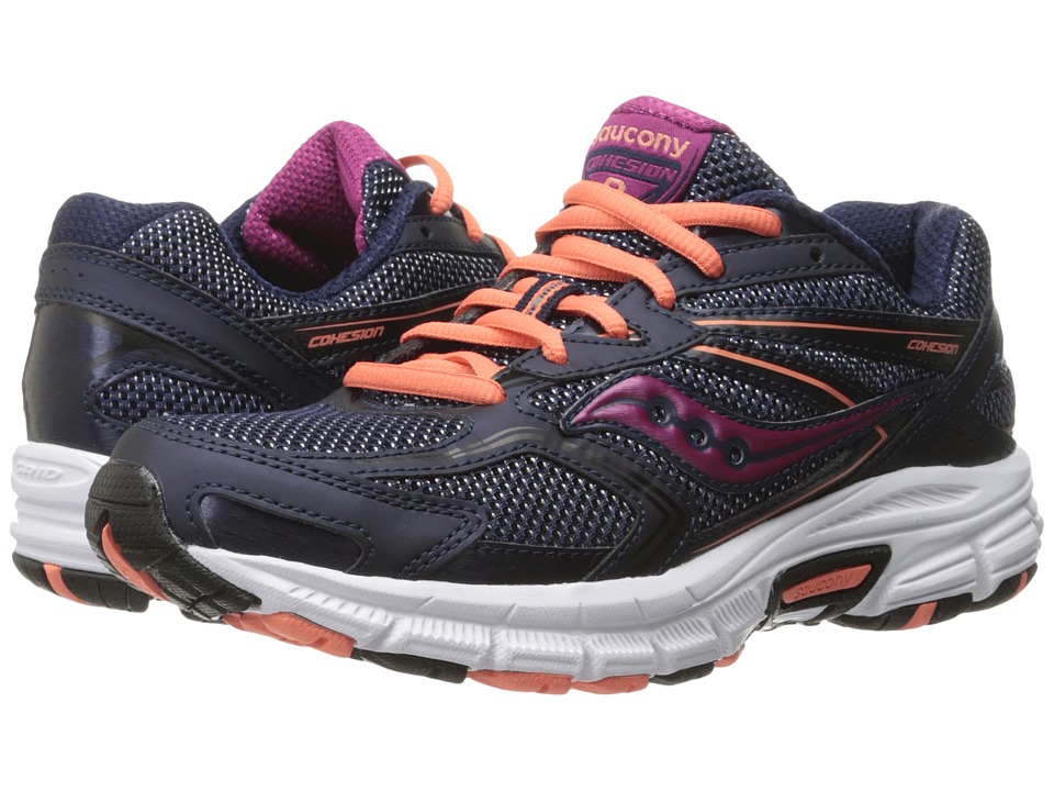 saucony cohesion 9 womens purple