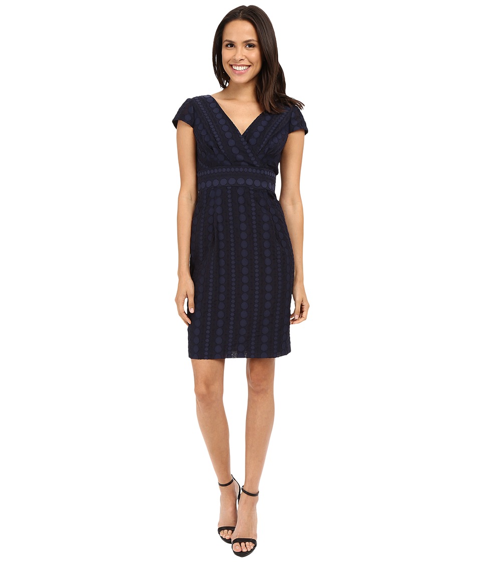 NUE by Shani Crossover V-Neck Novelty Woven Fabric Dress NUE by Shani Crossover V-Neck Novelty Woven Fabric Dress