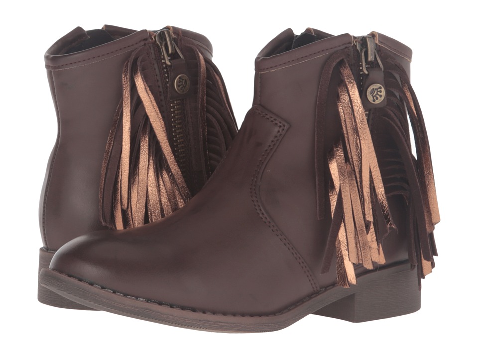 Nina Kids Anareena (Little Kid/Big Kid) (Brown Burnished) Girls Shoes
