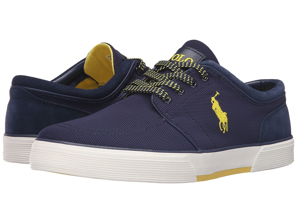 polo ralph lauren mesh low top trainers