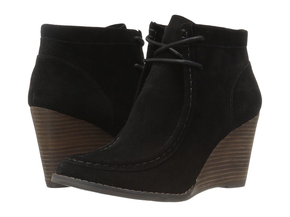 Lucky Brand Ysabel (Black Oil Suede) Women