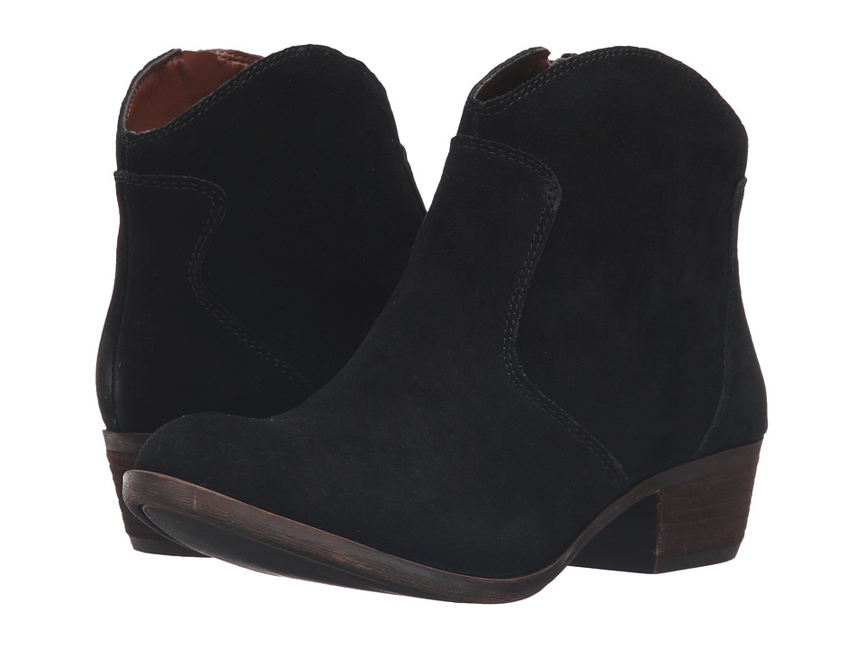 Lucky Brand Belia (Black Oil Suede) Women