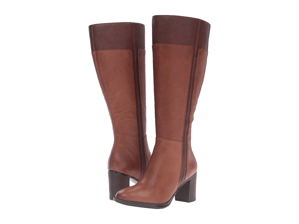 Naturalizer Frances Wide Calf (Banana Bread/Bridal Brown Leather) Women