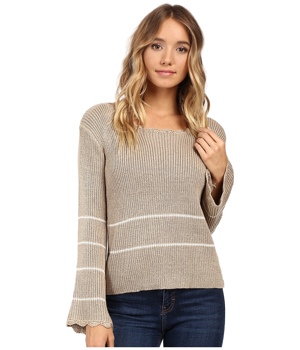 Brigitte Bailey Vita Pullover Sweater (Taupe) Women