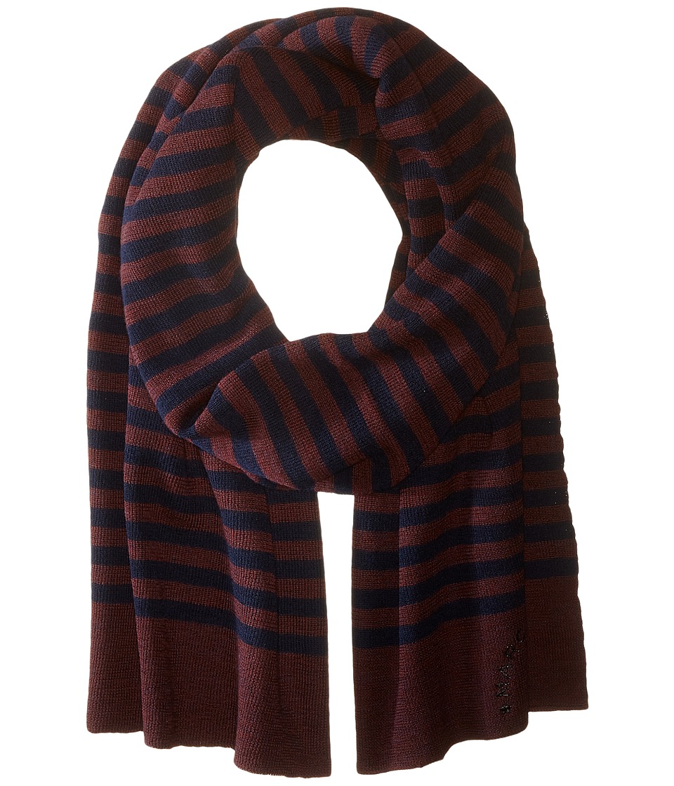 UPC 889732674976 product image for Marc Jacobs - Logo Stripe Scarf (Navy Multi) Scarves | upcitemdb.com
