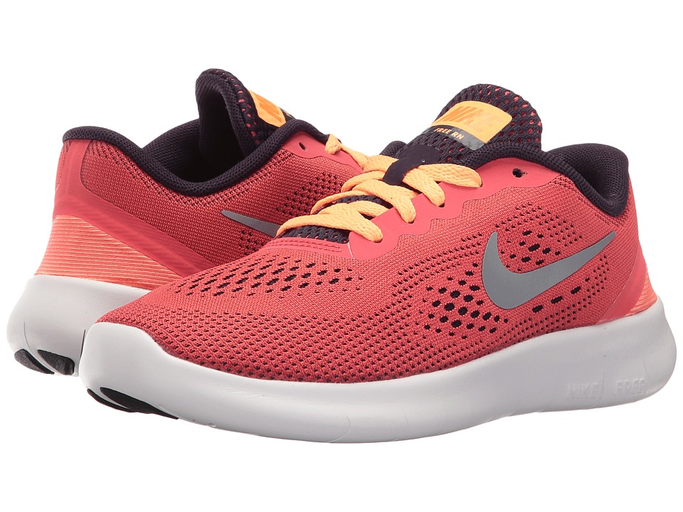 Nike Kids Free RN (Little Kid) (Ember GlowPurple Dynasty Nike Flex 2016 Rn Toddler & Youth Running Shoe Pink Girls