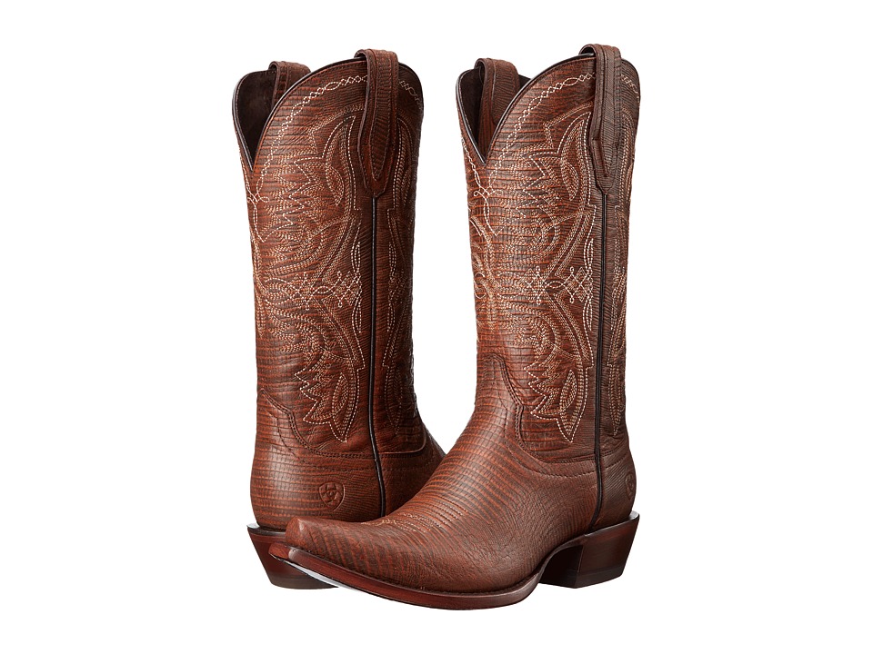 Ariat Alamar (Chocolate Lizard Print) Cowboy Boots