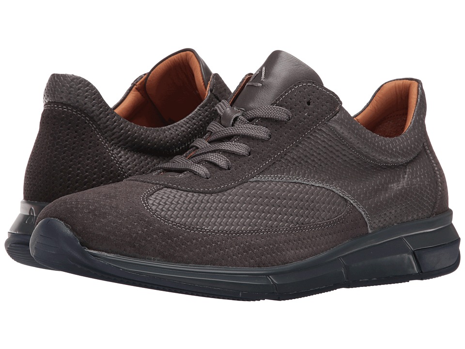 Aquatalia Zander (Medium Grey Woven Calf) Men