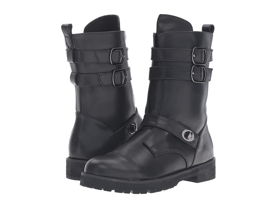Amiana 15-A5422 (Little Kid/Big Kid/Adult) (Black Casual PU) Girl