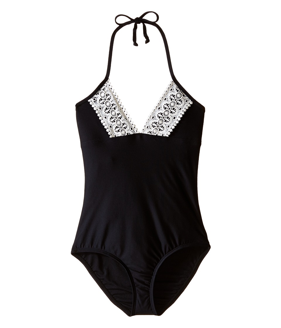 Ella Moss Girl Stella One-Piece (Big Kids) (Black) Girl