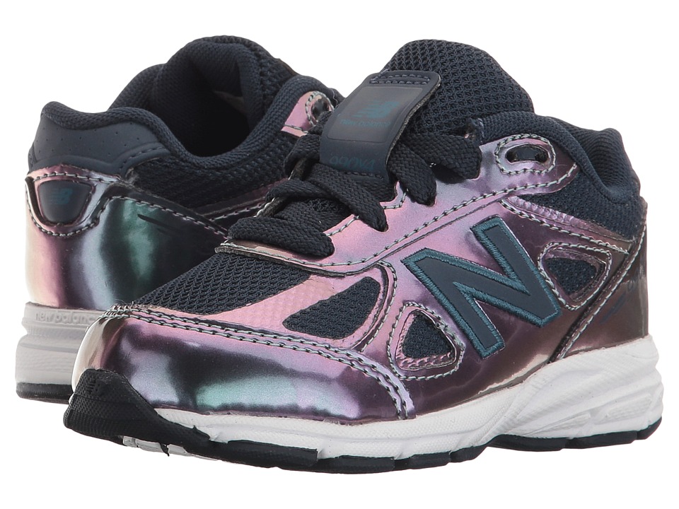 New Balance Kids KJ990v4 (Infant/Toddler) (Purple/Silver) Girls Shoes