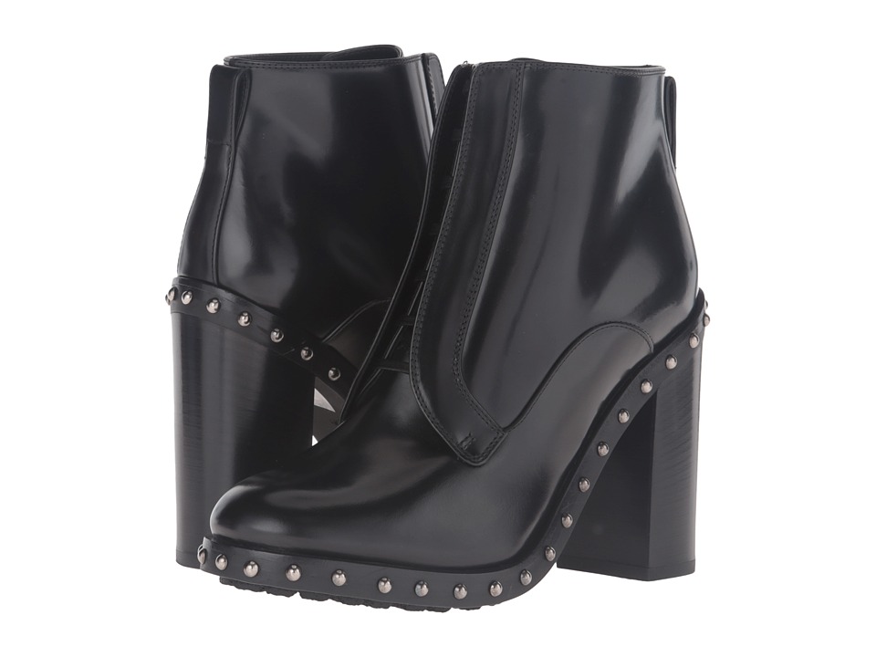 Dolce & Gabbana Studded Sole Ankle Boot (Black) Women